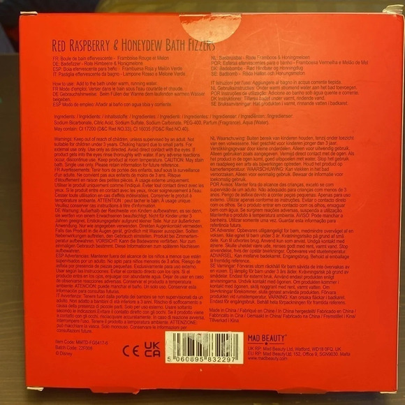Disney Mad Beauty Valentines Bath Fizzer set - Picture 9 of 9